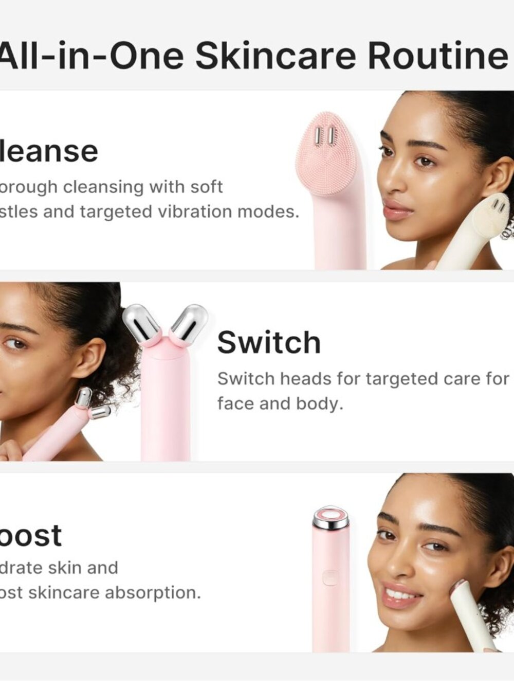 medicube Mini Booster Pro Plus Full Facial Device Set | 3-in-1 Korean Facial Dev - Picture 3 of 4